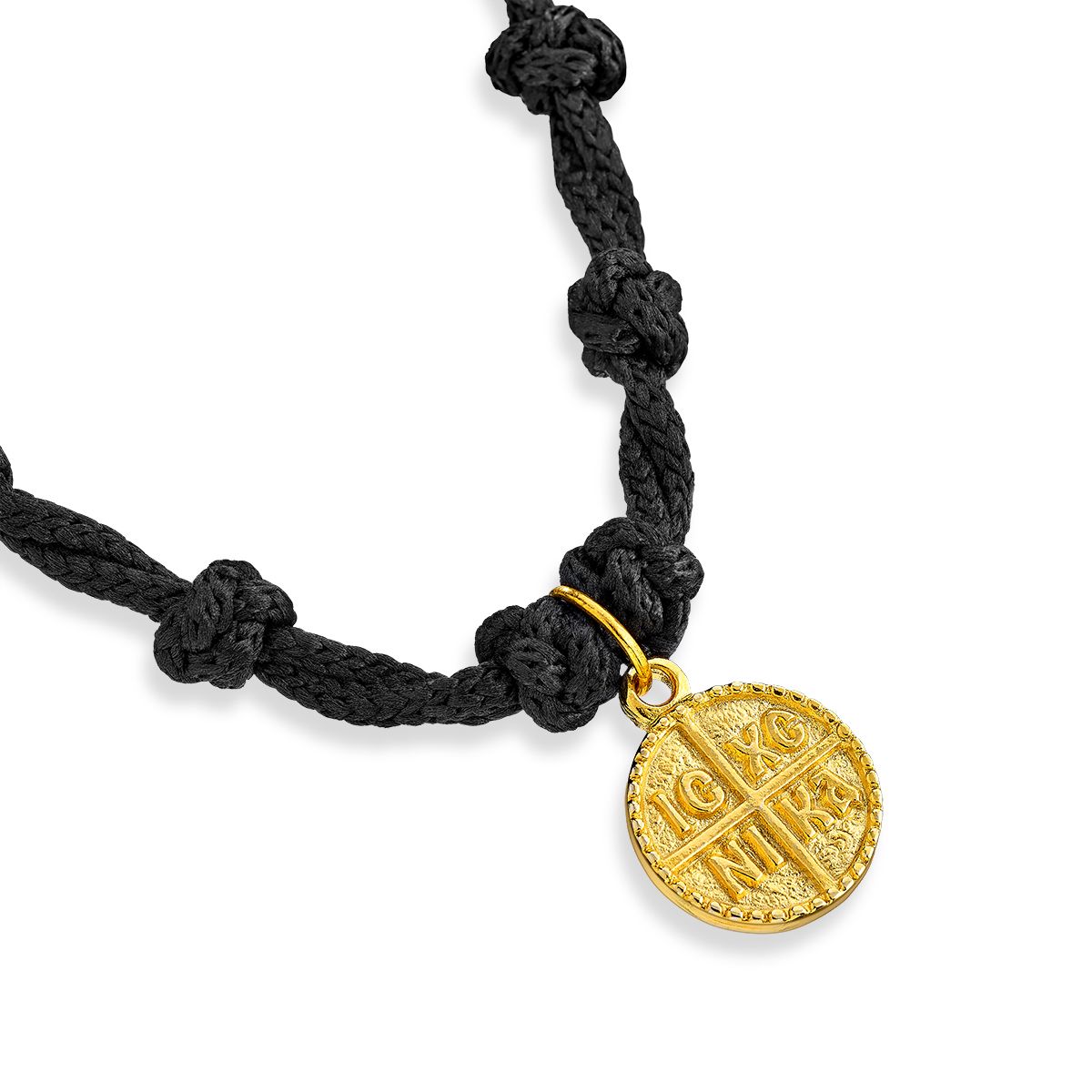 Handmade 33-Knot Prayer Bracelet | Soft-Knit with Icons