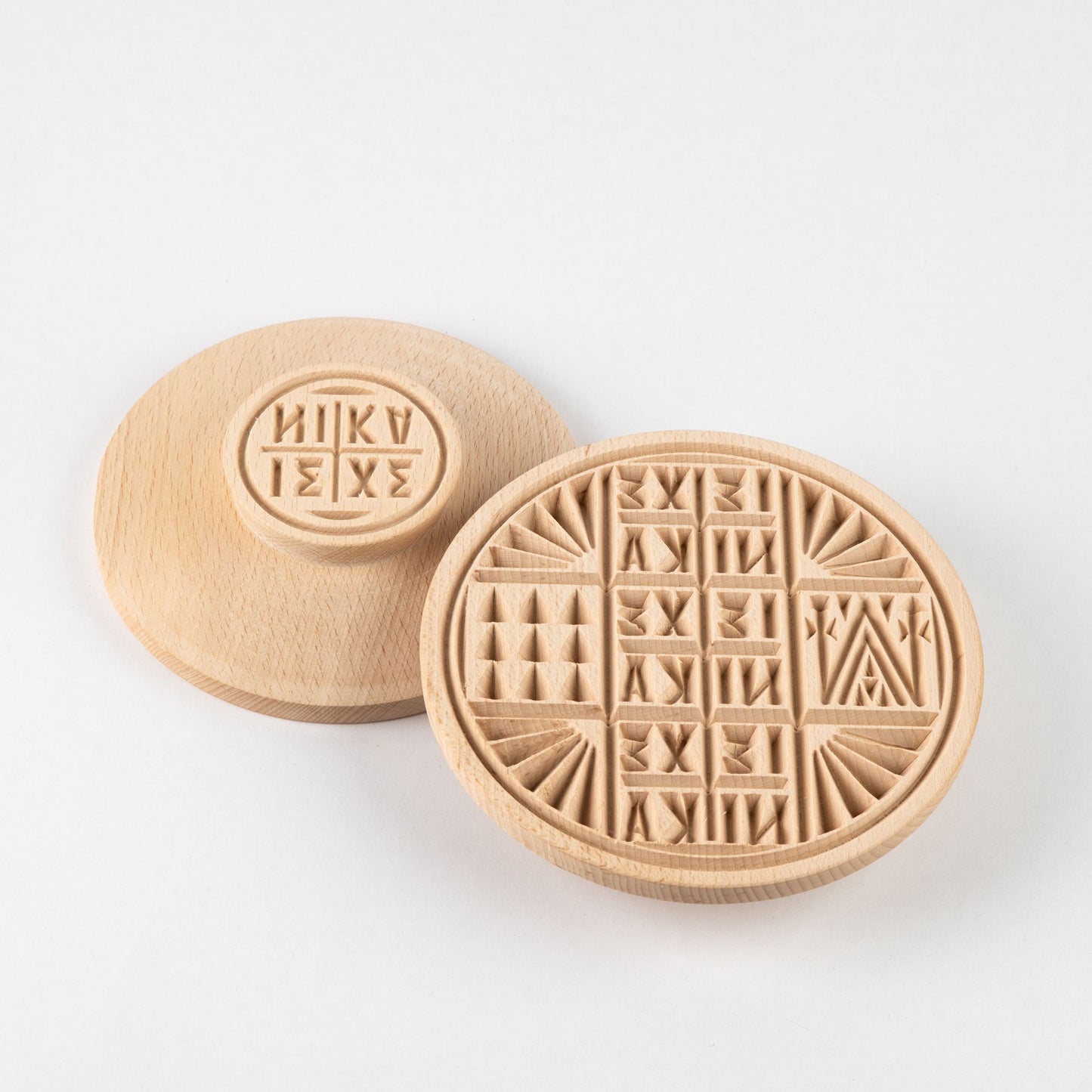 Deep-Carved Wooden Prosphoron Seal